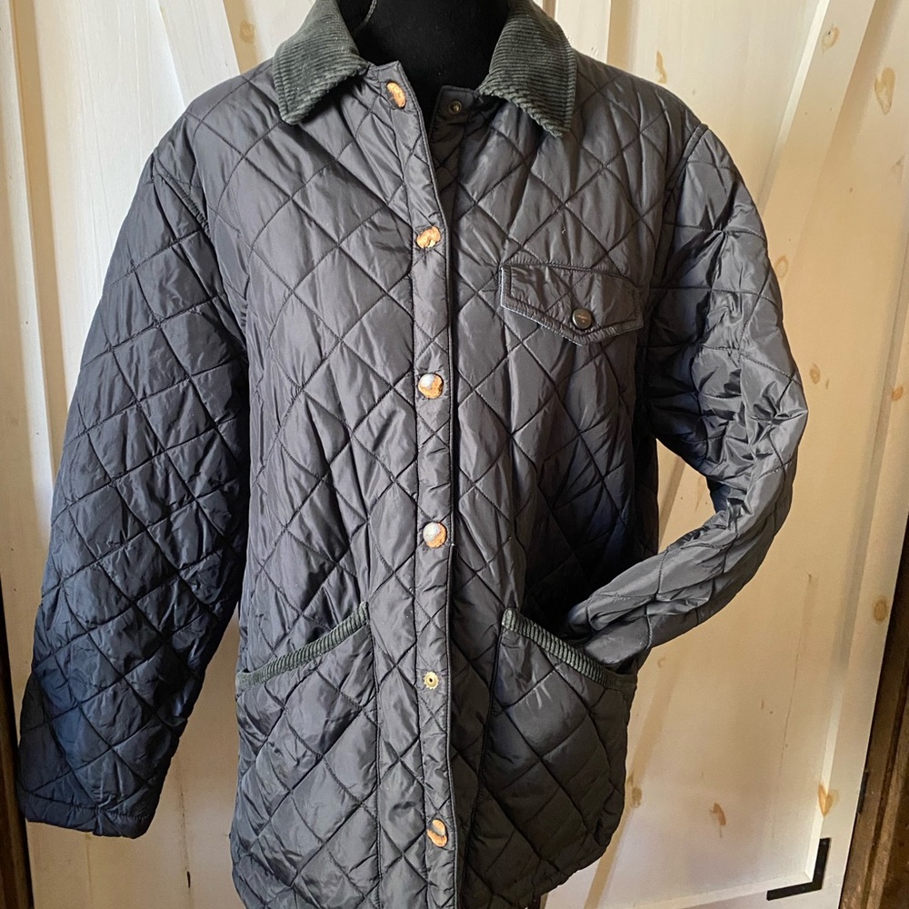 Quilted Utility Jacket - Gray